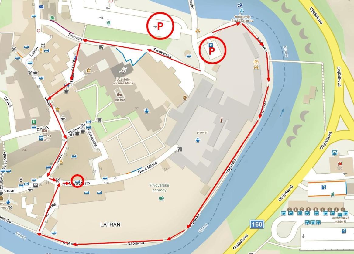 杜姆巴尔维察膳食公寓酒店 Český Krumlov 外观 照片